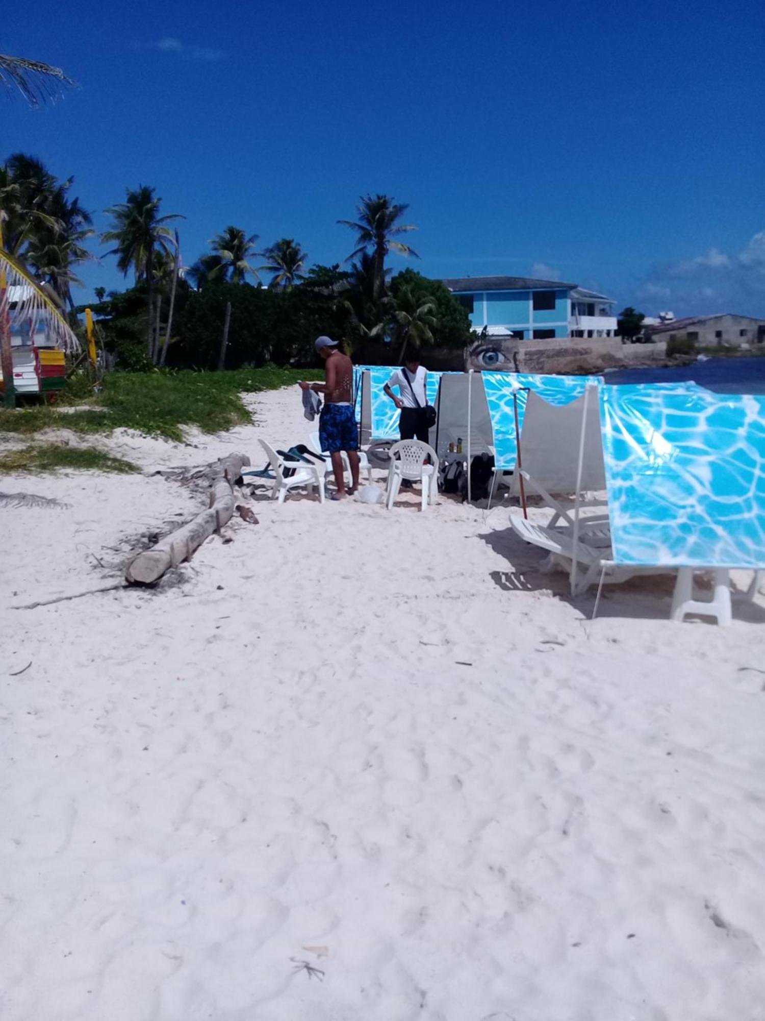 Victoria'S Gennie Bay Village Hostal San Andres  Bagian luar foto